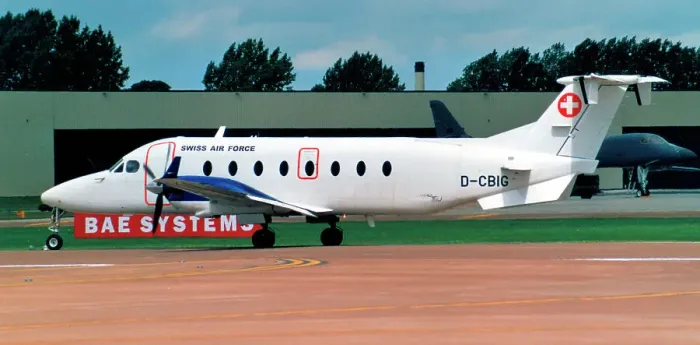 Framed Print : Beech 1900D D-CBIG Framed Print : Beech 1900D D-CBIG