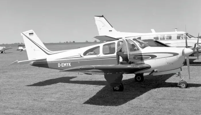 Framed Print : Beech 35 Debonair D-EMYK Framed Print : Beech 35 Debonair D-EMYK