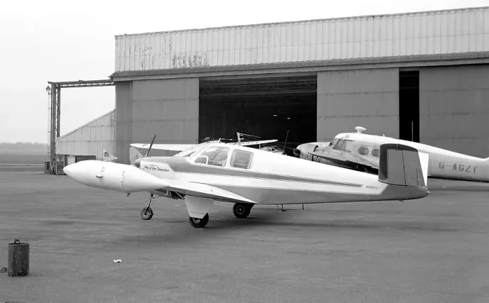 Framed Print : Beech B35 Bonanza N5081C City of San Francisco Framed Print : Beech B35 Bonanza N5081C City of San Francisco