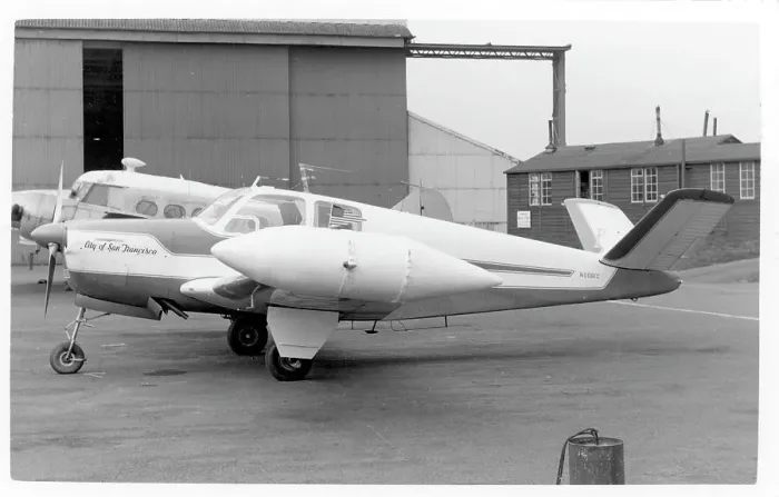 Framed Print : Beech B35 Bonanza N5081C City of San Francisco Framed Print : Beech B35 Bonanza N5081C City of San Francisco