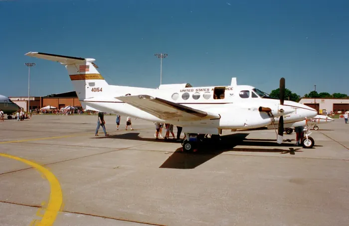 Framed Print : Beech C-12F Huron 84-00154 Framed Print : Beech C-12F Huron 84-00154