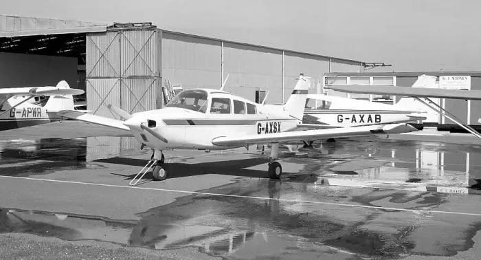 Framed Print : Beech C23 Musketeer G-AXSX Framed Print : Beech C23 Musketeer G-AXSX