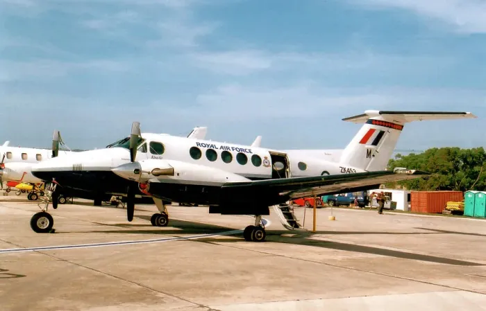 Framed Print : Beech King Air B200 ZK453 - M Framed Print : Beech King Air B200 ZK453 - M