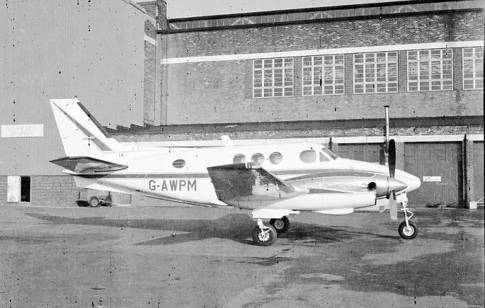 Framed Print : Beech King Air G-AWPM Framed Print : Beech King Air G-AWPM