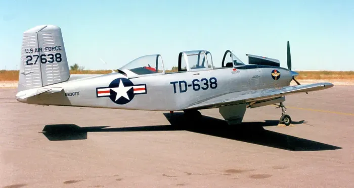 Framed Print : Beech T-34A Mentor N638TD Framed Print : Beech T-34A Mentor N638TD