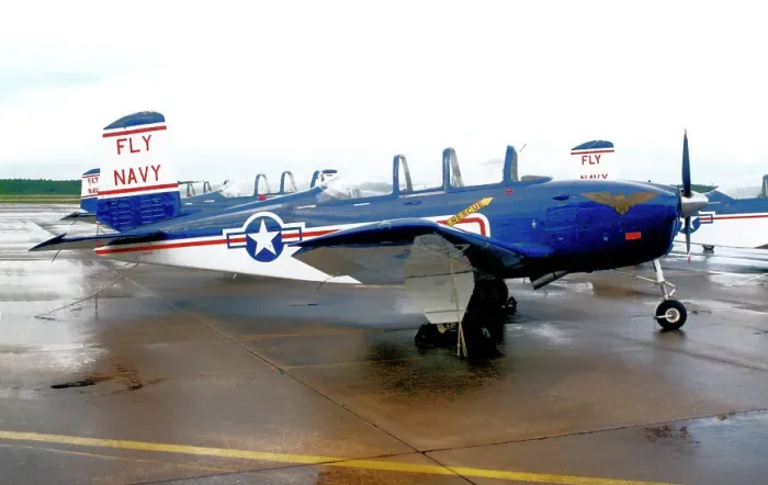 Framed Print : Beech T-34B Mentor N27681 - 140818 Framed Print : Beech T-34B Mentor N27681 - 140818