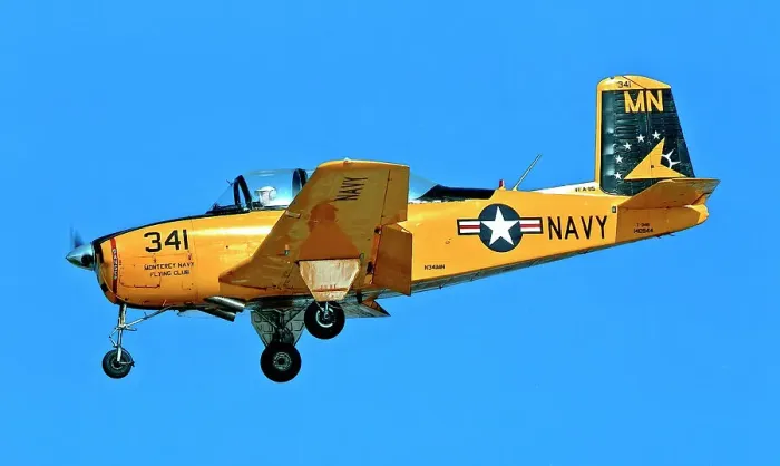 Framed Print : Beech T-34B Mentor N341MN - 140944 Framed Print : Beech T-34B Mentor N341MN - 140944