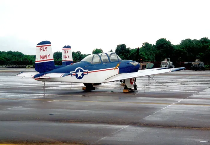 Framed Print : Beech T-34B Mentor N58687 - 140944 Framed Print : Beech T-34B Mentor N58687 - 140944