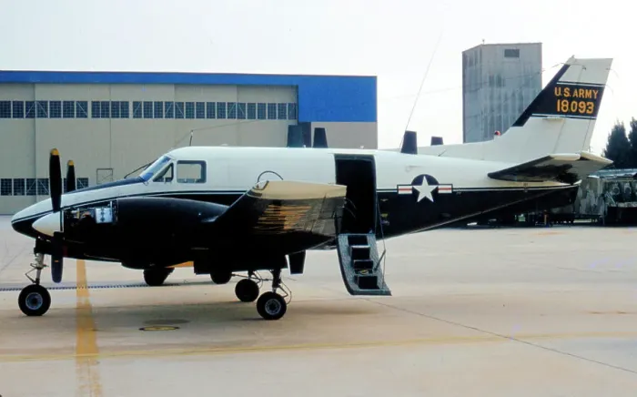 Framed Print : Beechcraft RU-21B Ute 67-18093 Framed Print : Beechcraft RU-21B Ute 67-18093