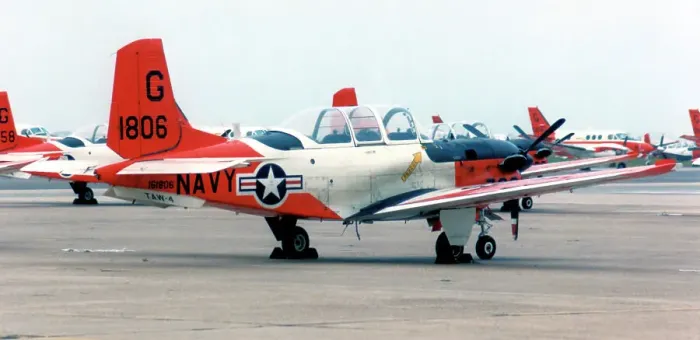 Framed Print : Beechcraft T-34C Mentor 161806 Framed Print : Beechcraft T-34C Mentor 161806