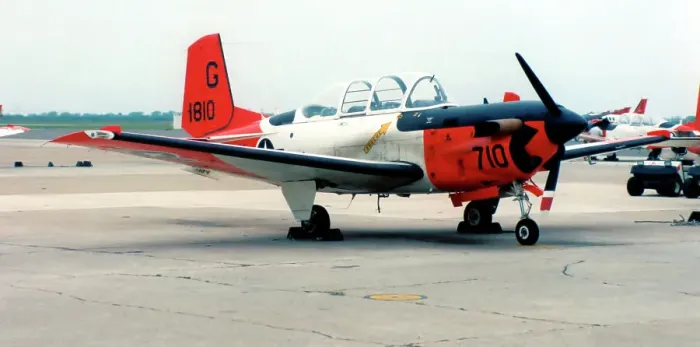 Framed Print : Beechcraft T-34C Mentor 161810