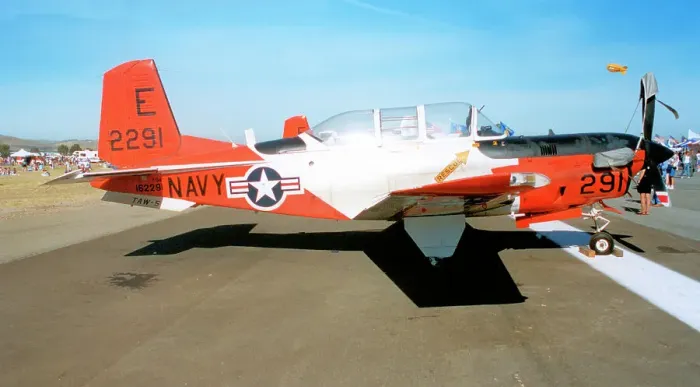 Framed Print : Beechcraft T-34C Mentor 162291 Framed Print : Beechcraft T-34C Mentor 162291