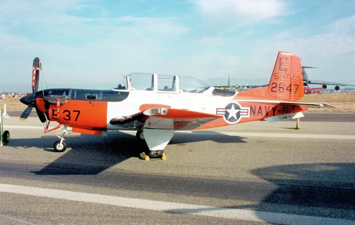 Framed Print : Beechcraft T-34C Mentor 162647 Framed Print : Beechcraft T-34C Mentor 162647