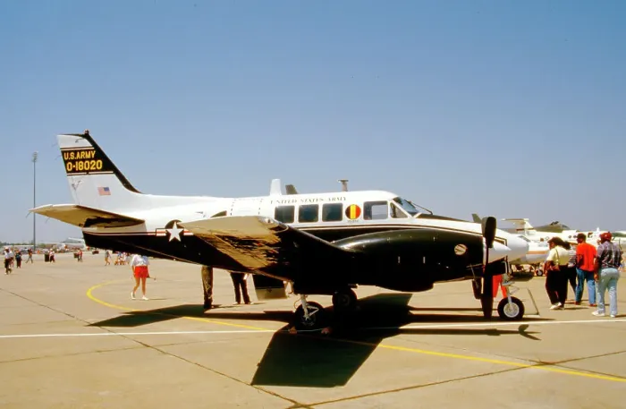 Framed Print : Beechcraft U-21A Ute 18020 Framed Print : Beechcraft U-21A Ute 18020