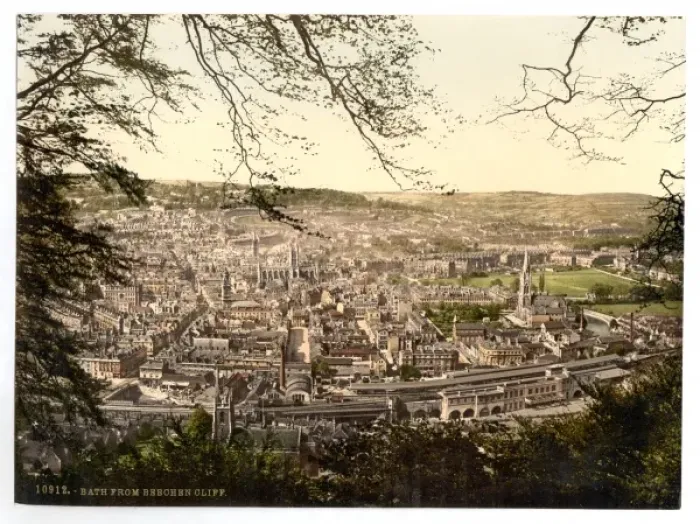 Framed Print : From Beechen Cliff, Bath, England Framed Print : From Beechen Cliff, Bath, England