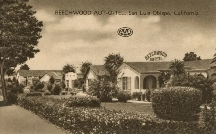 Framed Print : Beechwood Aut-O-Tel, San Luis Obispo, California, USA Framed Print : Beechwood Aut-O-Tel, San Luis Obispo, California, USA