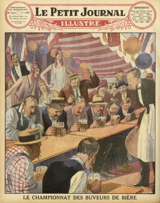 Framed Print : Beer-Drinking Contest Framed Print : Beer-Drinking Contest