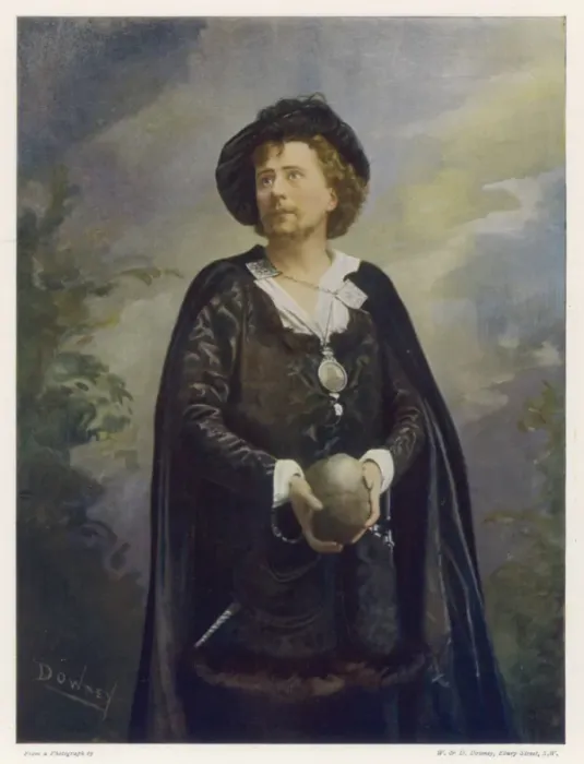 Framed Print : Beerbohm Tree / Hamlet Framed Print : Beerbohm Tree / Hamlet