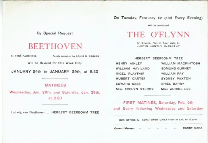 Framed Print : Beethoven, a play by Rene Fauchois Framed Print : Beethoven, a play by Rene Fauchois