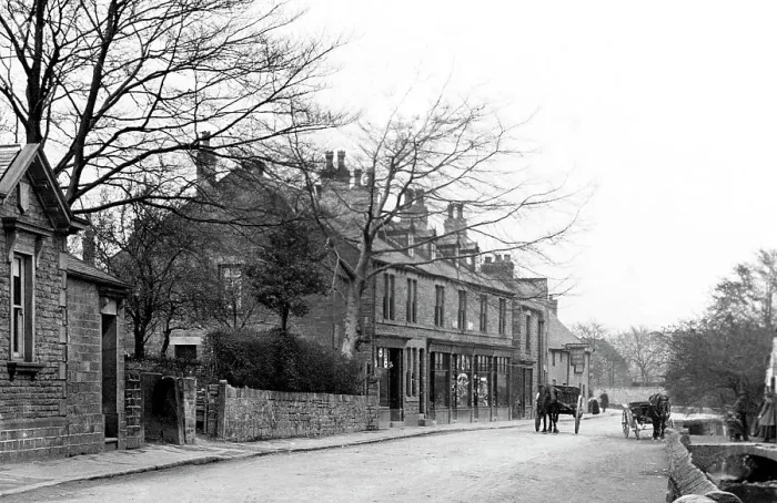 Framed Print : Beighton High Street early 1900's Framed Print : Beighton High Street early 1900's