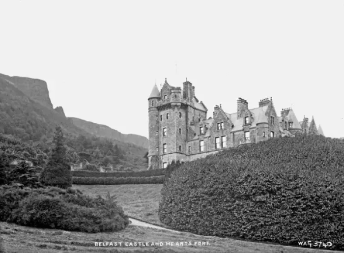Framed Print : Belfast Castle and Mcarts for t Framed Print : Belfast Castle and Mcarts for t
