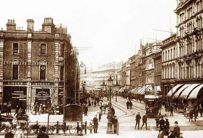 Framed Print : Belfast Donegal Place early 1900s Framed Print : Belfast Donegal Place early 1900s