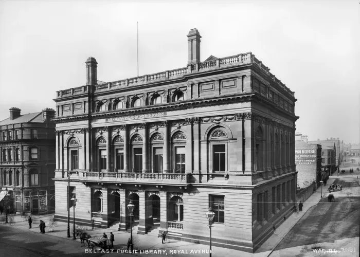 Framed Print : Belfast Public Library, Royal Avenue Framed Print : Belfast Public Library, Royal Avenue