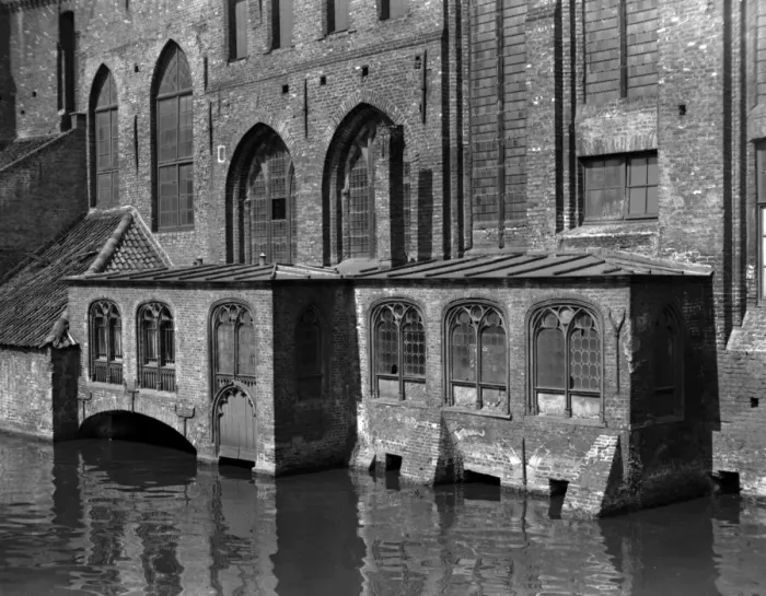 Framed Print : Belgian Canal Houses Framed Print : Belgian Canal Houses