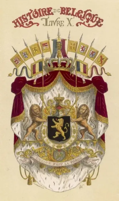 Framed Print : Belgian Coat of Arms Framed Print : Belgian Coat of Arms