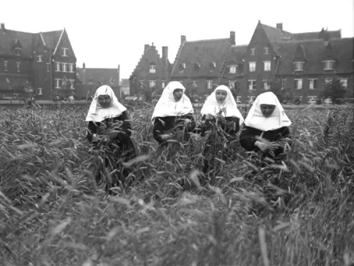 Framed Print : Belgian Nuns Framed Print : Belgian Nuns