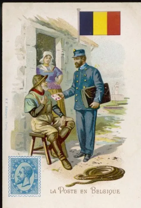 Framed Print : Belgian Postman Framed Print : Belgian Postman