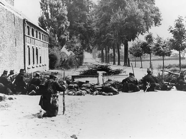 Belgian retreat to Antwerp, WW1
