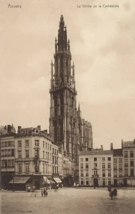 Framed Print : Belgium - Anvers - Cathedral Spire Framed Print : Belgium - Anvers - Cathedral Spire