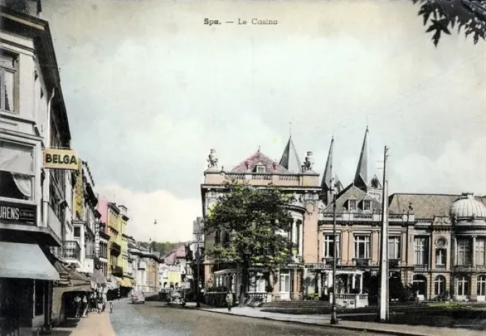 Framed Print : Belgium / Spa Casino 1906 Framed Print : Belgium / Spa Casino 1906