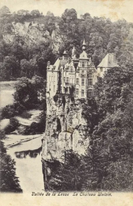 Framed Print : Belgium - Vallee de la Lesse - Le Chateau Walzin Framed Print : Belgium - Vallee de la Lesse - Le Chateau Walzin