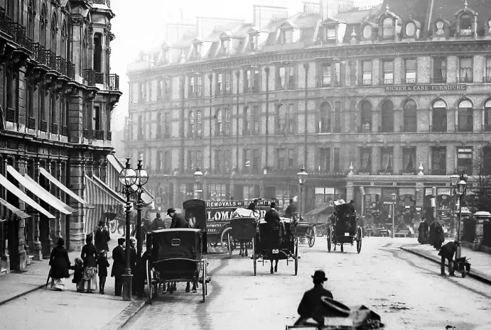 Framed Print : Belgrave Mansions, London - Victorian period Framed Print : Belgrave Mansions, London - Victorian period
