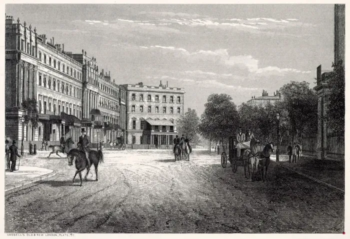 Framed Print : Belgrave Square, London