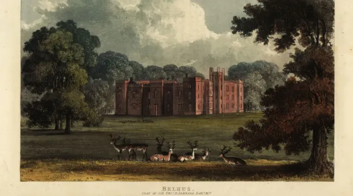 Framed Print : Belhus, seat of Sir Thomas Barrett Lennard Framed Print : Belhus, seat of Sir Thomas Barrett Lennard