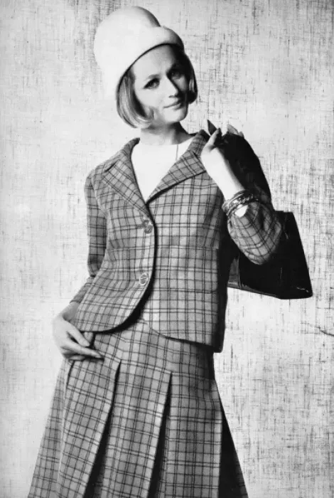 Framed Print : Belinda Belville suit, 1962 Framed Print : Belinda Belville suit, 1962