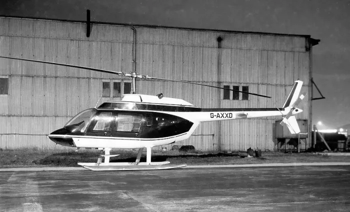 Framed Print : Bell 206A JetRanger G-AXXD Framed Print : Bell 206A JetRanger G-AXXD