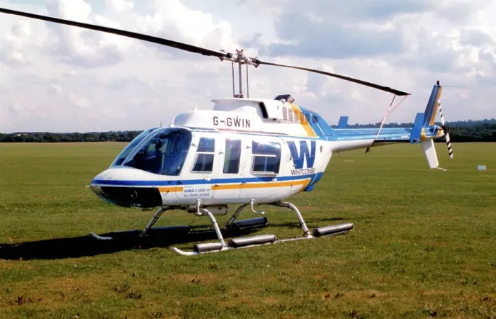 Framed Print : Bell 206L-3 LongRanger III G-GWIN