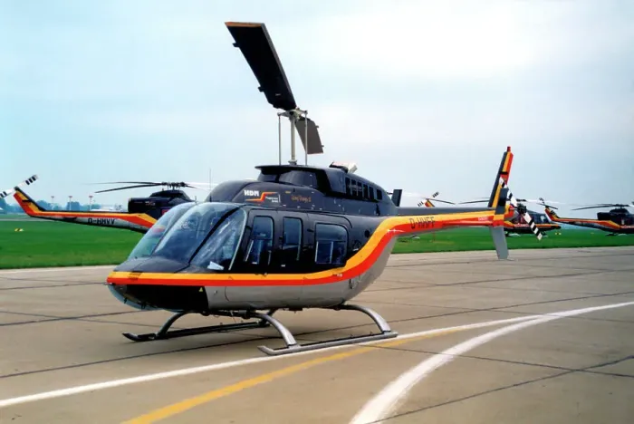 Framed Print : Bell 206L LongRanger D-HHFF Framed Print : Bell 206L LongRanger D-HHFF