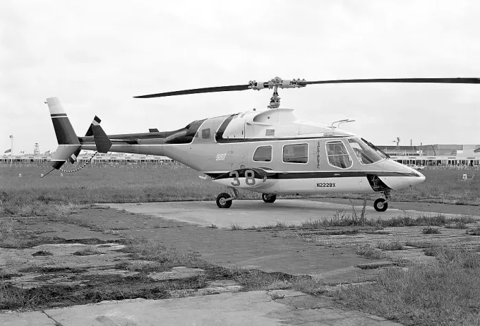 Framed Print : Bell 222 N222BX Framed Print : Bell 222 N222BX