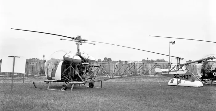 Framed Print : Bell 47G-4A2 SE-HDP Framed Print : Bell 47G-4A2 SE-HDP