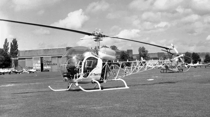 Framed Print : Bell 47G-5 G-AZMB Framed Print : Bell 47G-5 G-AZMB
