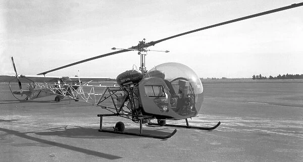 Bell 47G ZK-HAL of Airwork (NZ) Ltd. Date: 1970s
