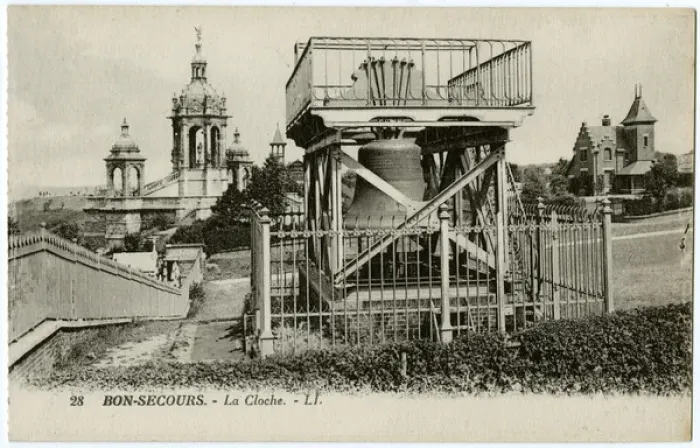 Framed Print : The Bell - Bonsecours, Seine-Maritime department, France Framed Print : The Bell - Bonsecours, Seine-Maritime department, France