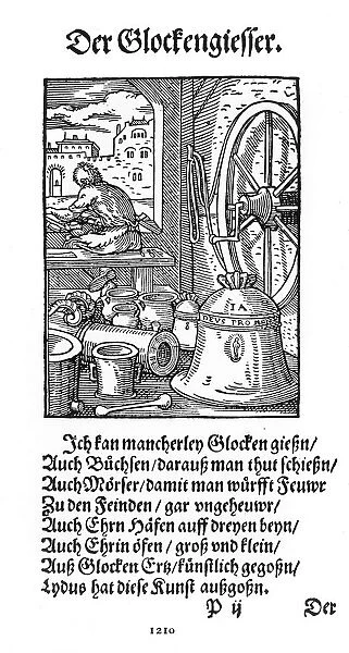 A bell founder, 16th century Germany