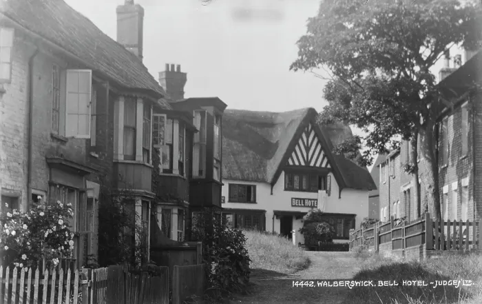Framed Print : The Bell Hotel in Walberswick Framed Print : The Bell Hotel in Walberswick