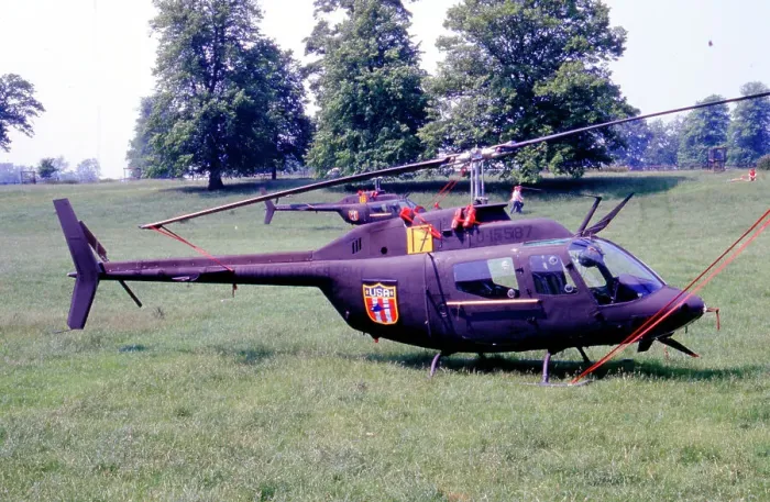 Framed Print : Bell OH-58A Kiowa 70-15587 Framed Print : Bell OH-58A Kiowa 70-15587